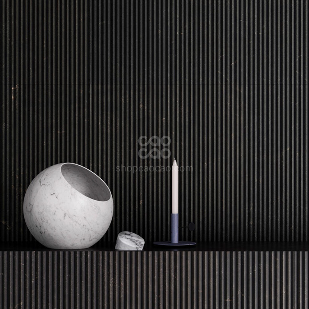 Piedra Flexible Concreto Rayado Negro 2.8m x 99.5cm