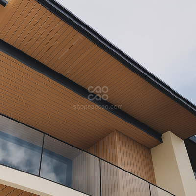 Plafón WPC Exterior Color Teca Austin 2025