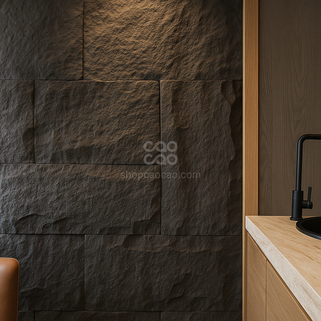 Roca PU TURK FLAT Color  Negro 60x120