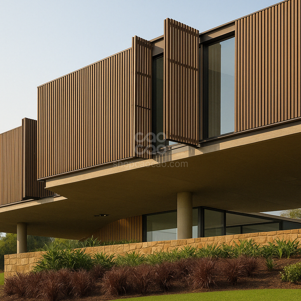 Viga EKU WPC Exterior Nogal Claro 160*80 mm