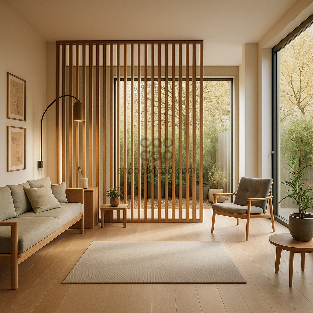 Viga Interior WPC 50x100x2900 mm Color Nogal Claro