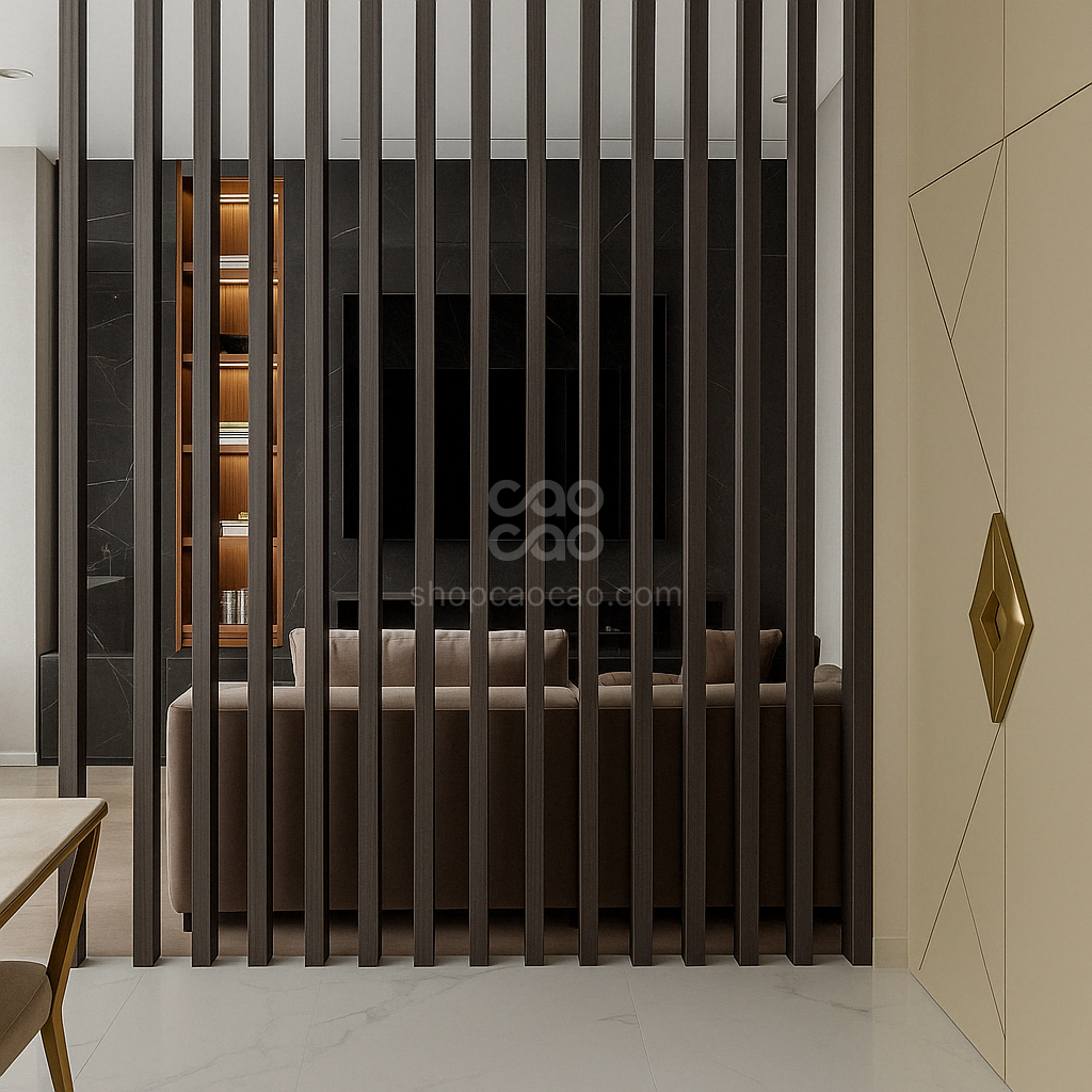Viga Interior WPC 50x100x2900 mm Color Nogal Expresso