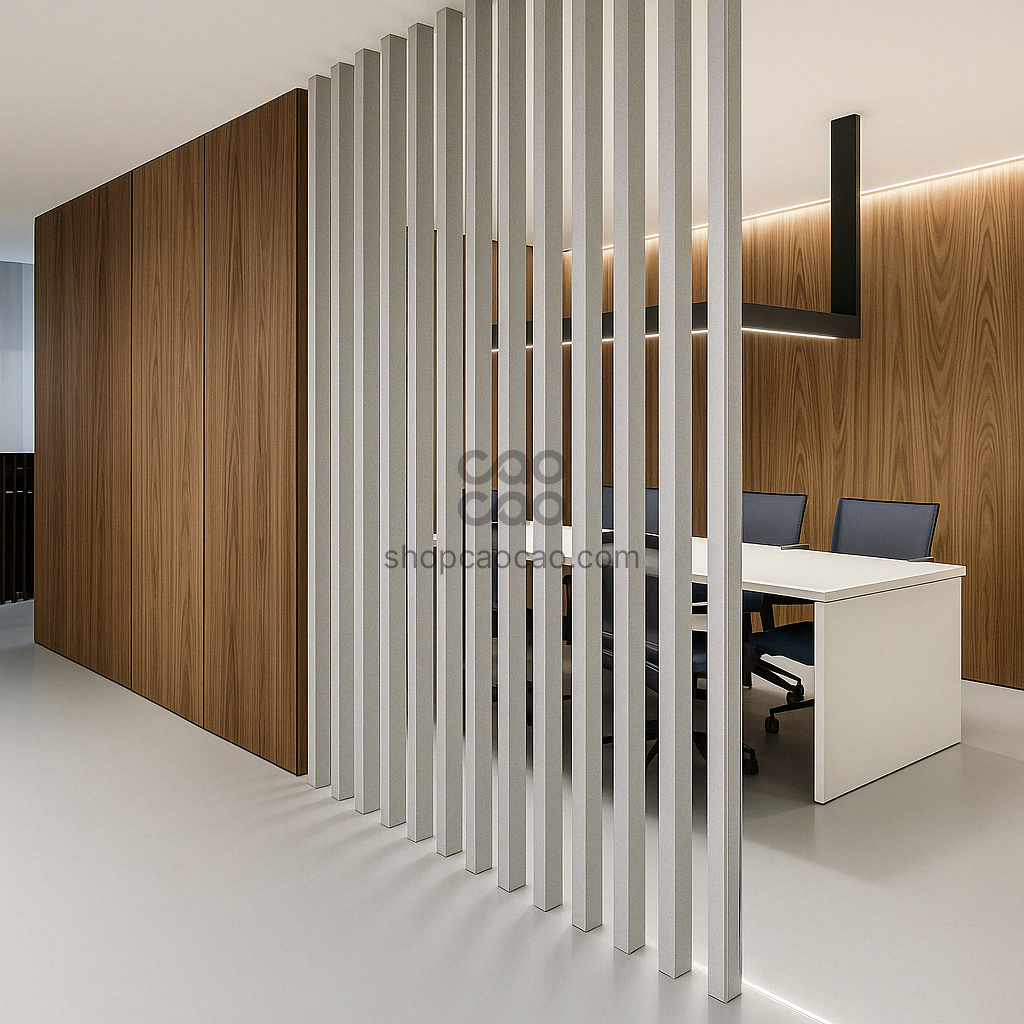 Viga Interior WPC 50x100x2900 mm Color Tejido Gris Claro