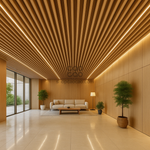 Viga WPC interior Fix Color NOGAL CLARO