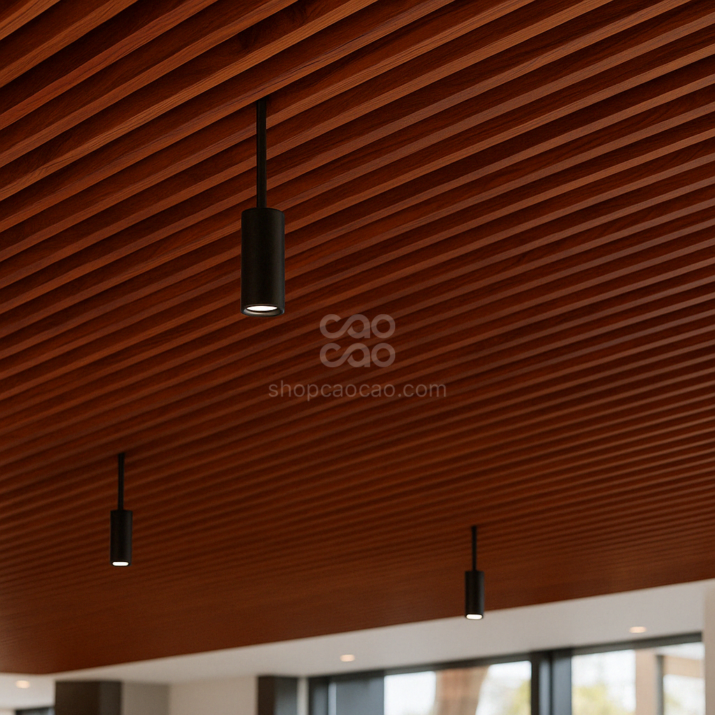 Caja WPC Viga interior Fix Color PAROTA GOLD