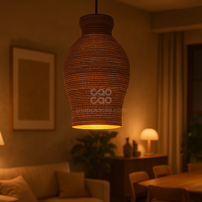 Lámpara colgante de corrugado MUUN 26cm X 53cm