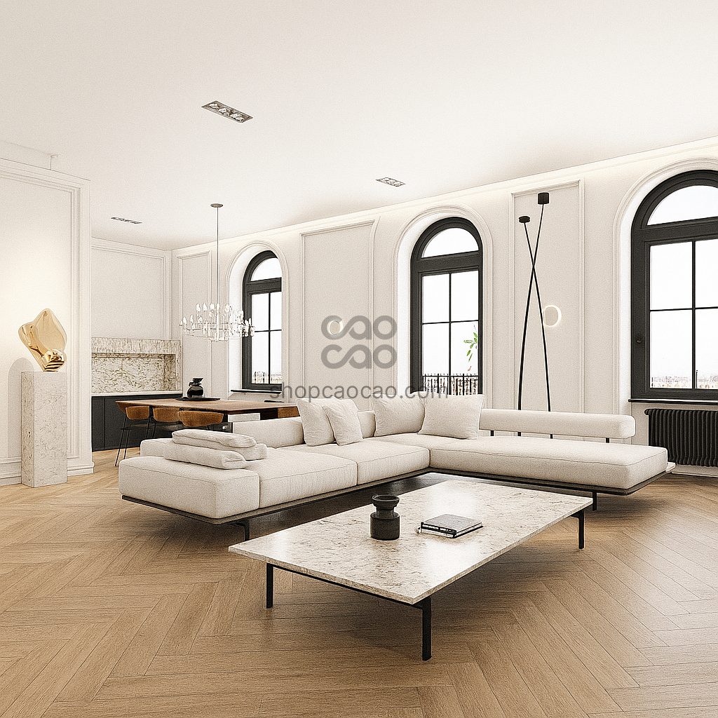 Piso SPC Herringbone Encino (32 Piezas A+B)