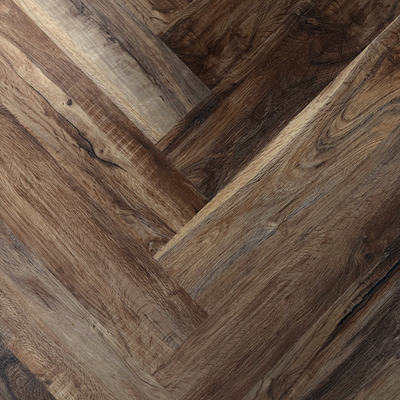 Piso SPC Herringbone Nuez (32 Piezas A+B)