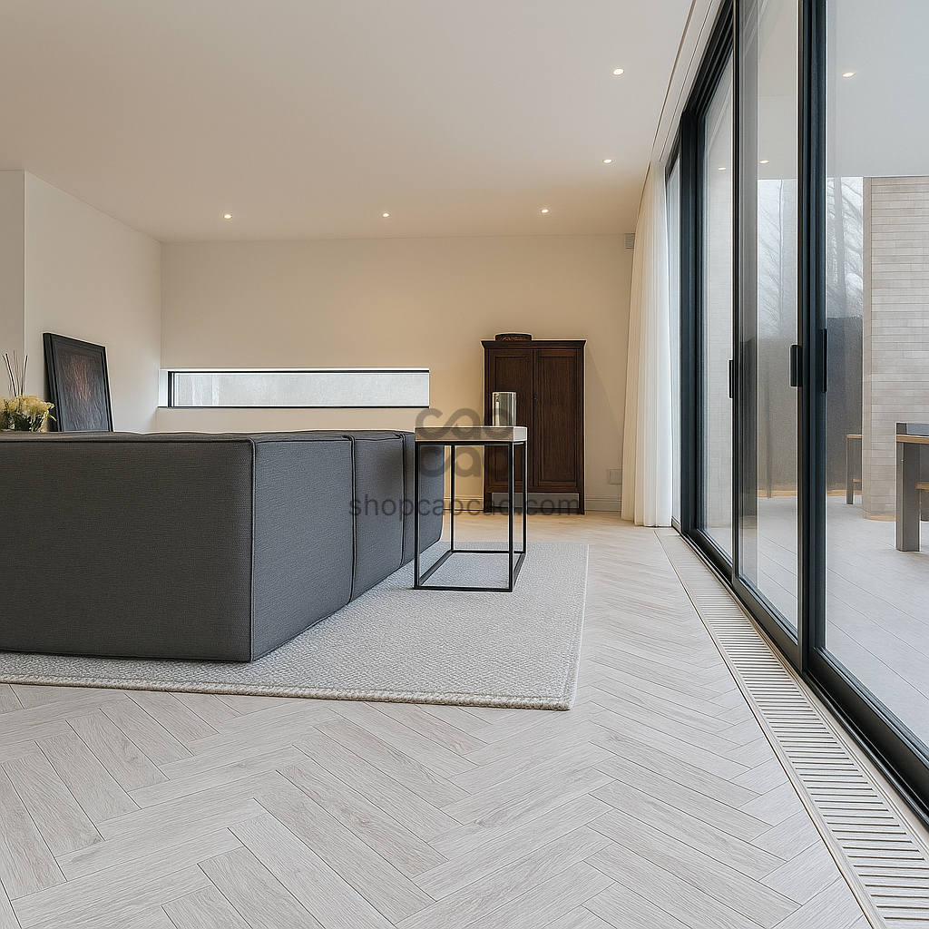 Piso SPC Herringbone Dacite (32 Piezas A+B)