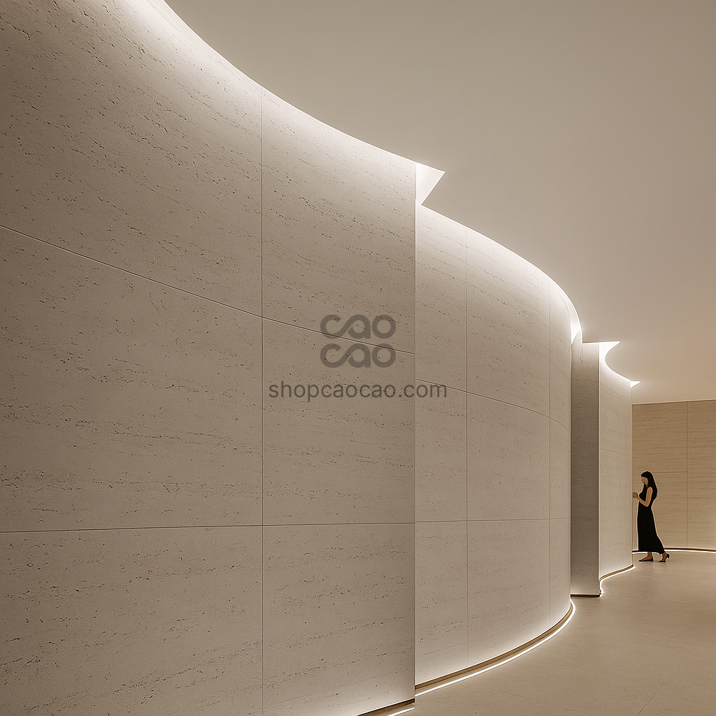 Piedra Flexible Travertino Lugano 60cm x 1.2m