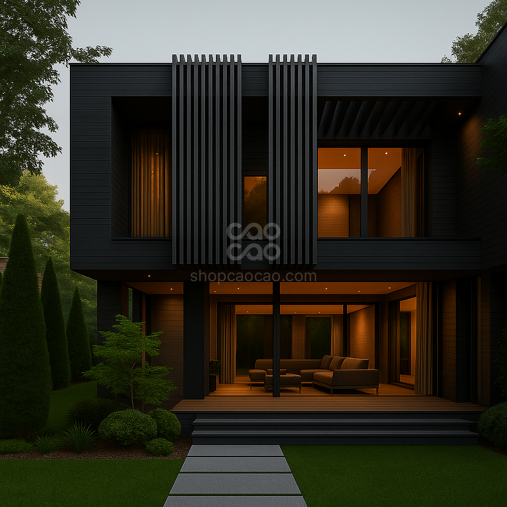 Viga Exterior WPC 60x42 Color Gris London