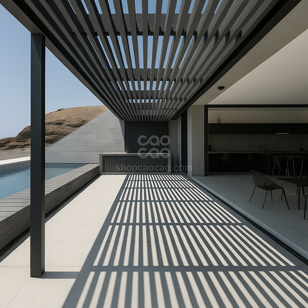 Viga Exterior WPC 60x42 Color Gris London