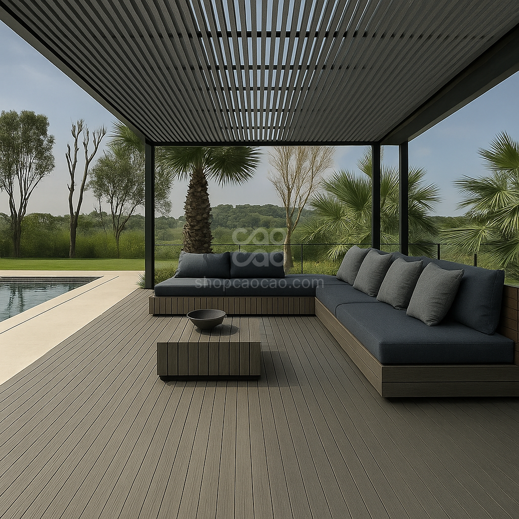 Viga Exterior WPC 60x42 Color Gris London