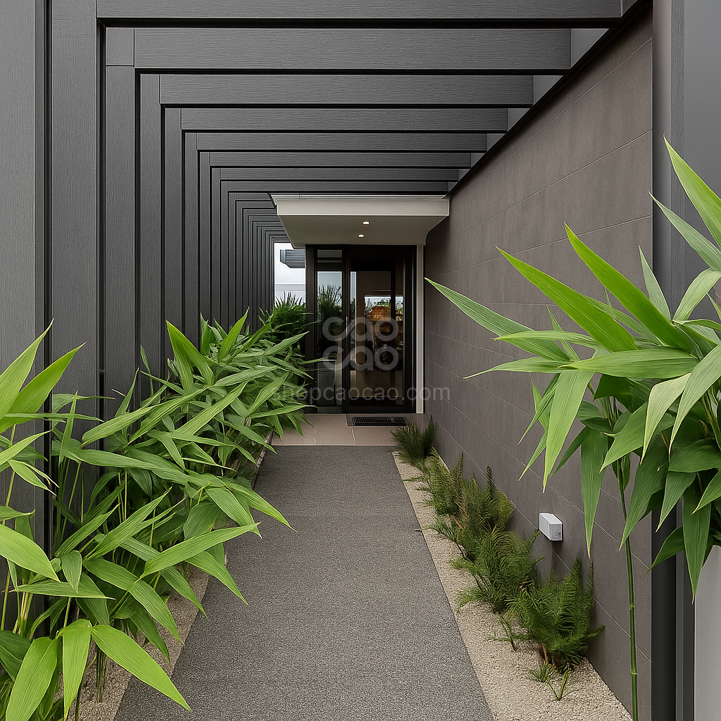Viga Exterior WPC 120x62 Color Gris London