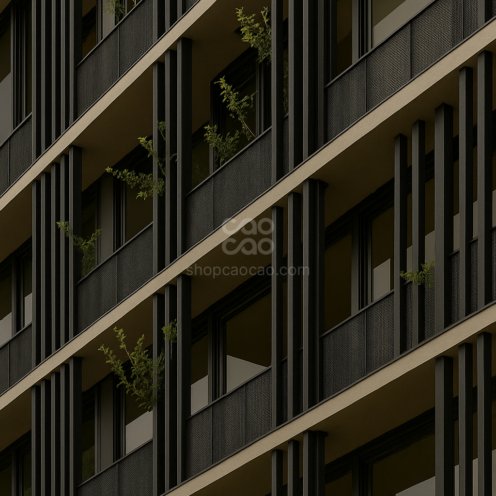 Viga Exterior WPC 100x52 Color Negro