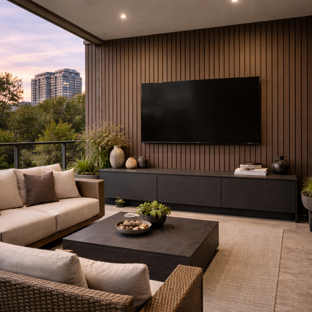 Lambrín Exterior EKS color Nogal chocolate Lite SIN-14