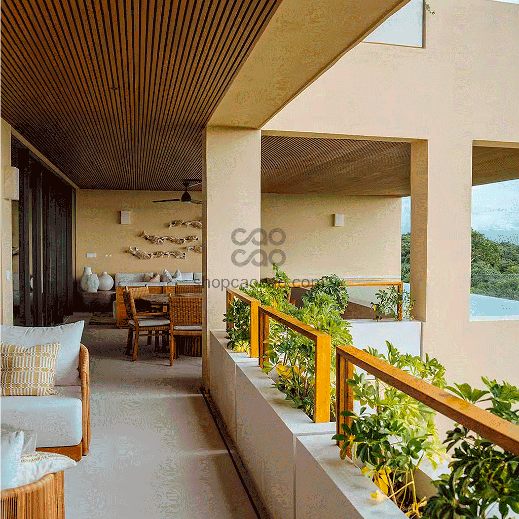 Lambrín Exterior color Teca SIN-12 2025