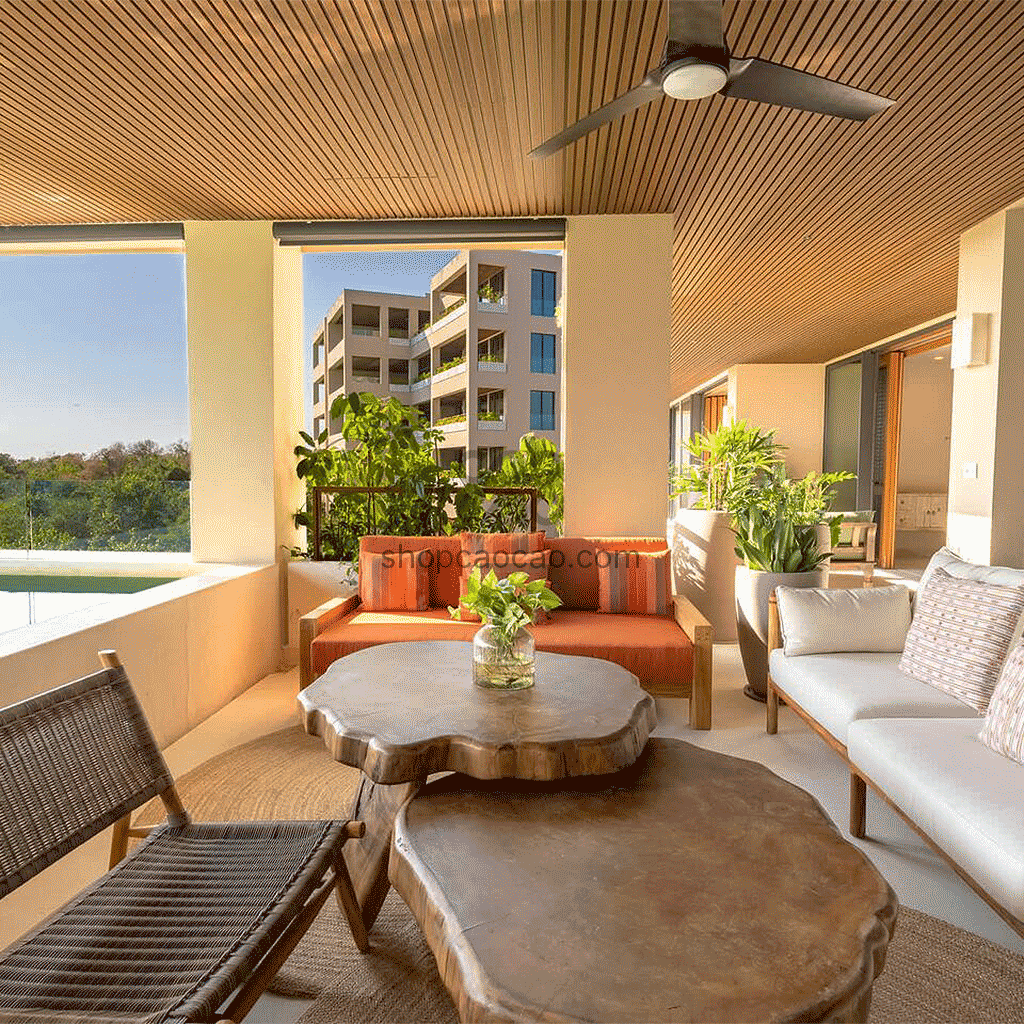 Lambrín Exterior color Teca SIN-12 2025