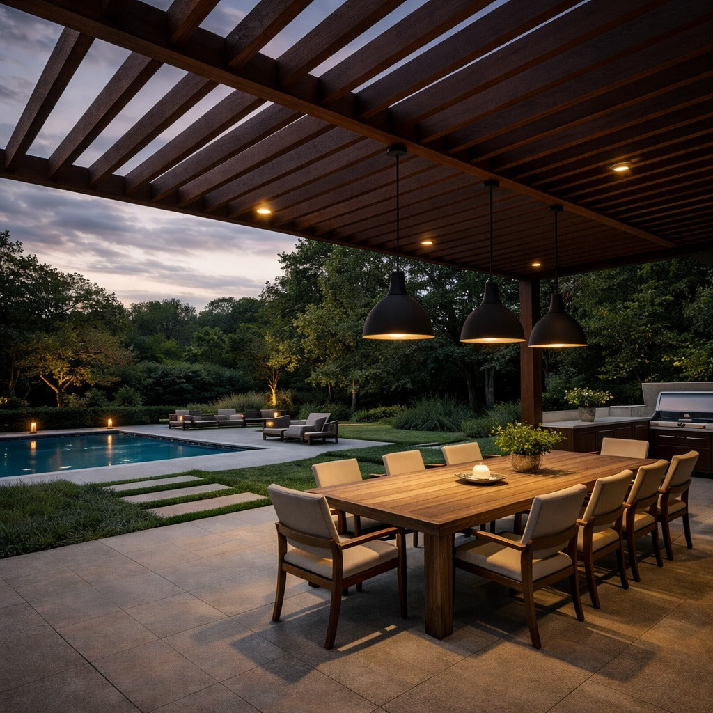 Viga EKS Exterior color Nogal Chocolate 40x60x3000 mm