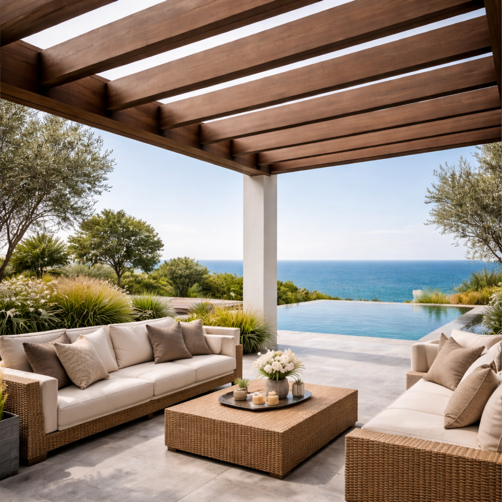 Viga EKS Exterior color Nogal chocolate 80*160*3000 mm