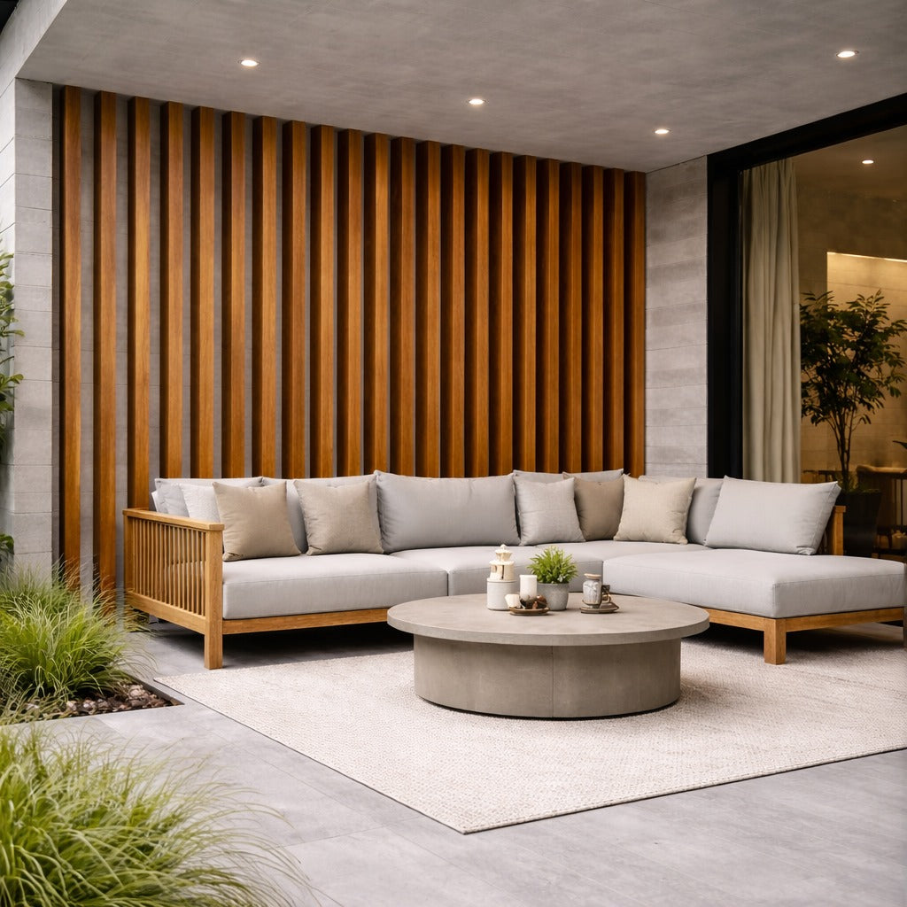 Viga EKS Exterior color Nogal claro 50x100x3000 mm