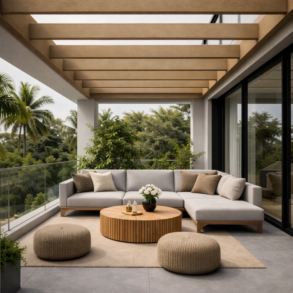 Viga EKS Exterior color Nogal claro 80*160*3000 mm