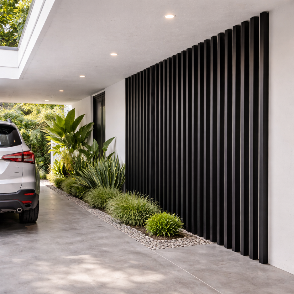 Viga Exterior WPC 4000x60x42mm Color Negro 2025