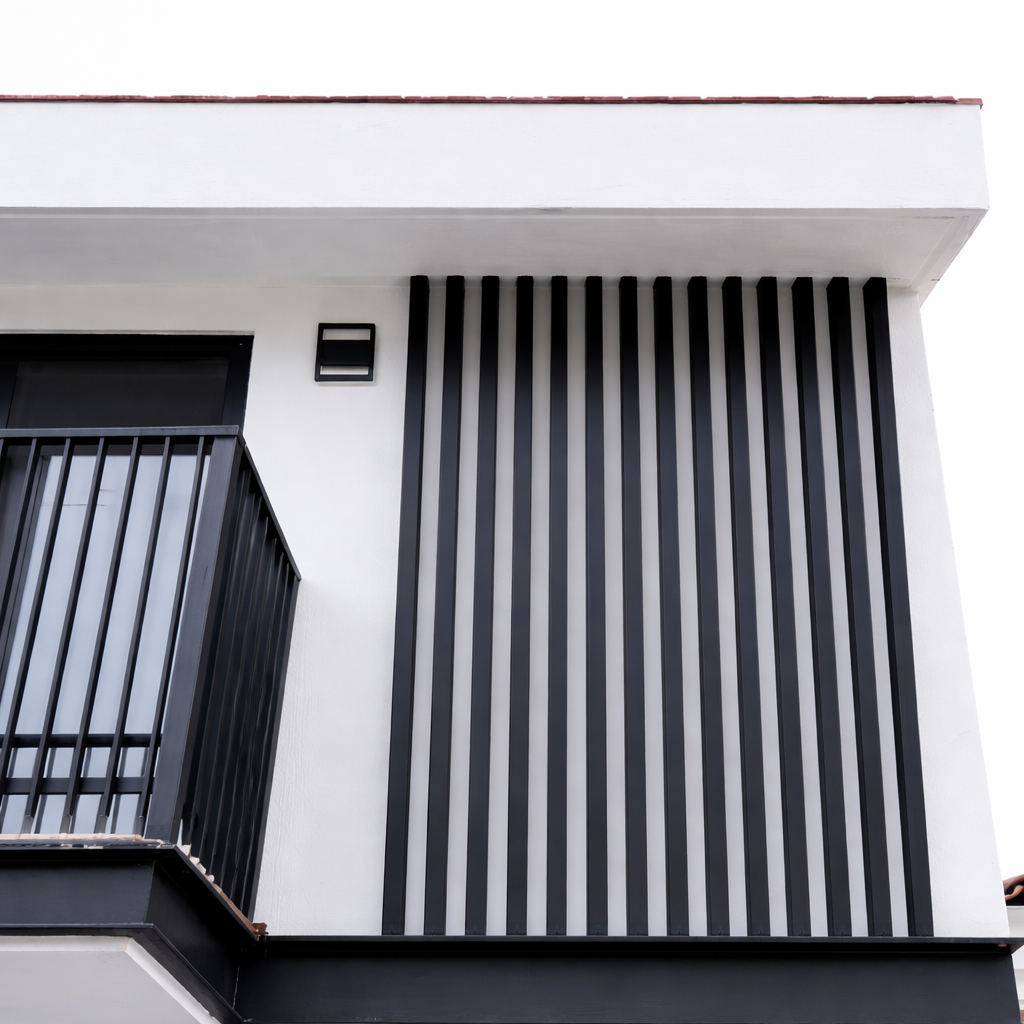 Viga Exterior WPC 4000x60x42mm Color Negro 2025