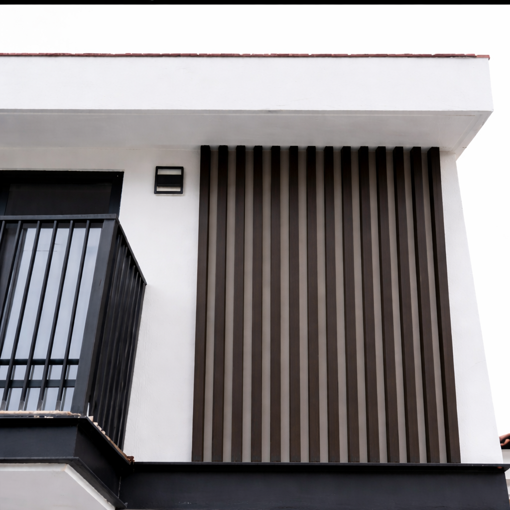 Viga Exterior WPC 60x42 Color Teca 2025