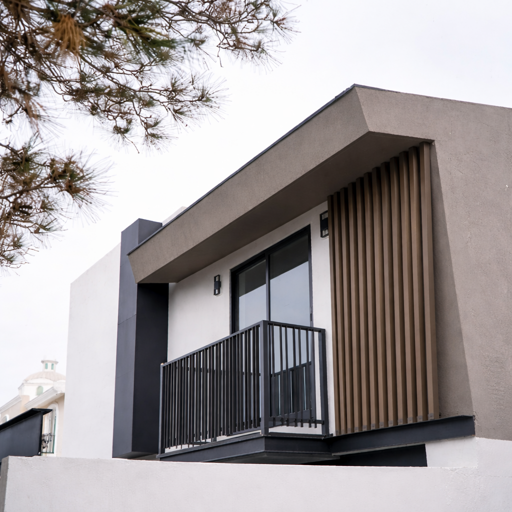 Viga Exterior WPC 60x42 Color Teca 2025